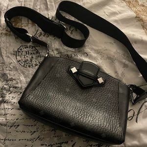 Black MCM crossbody bag